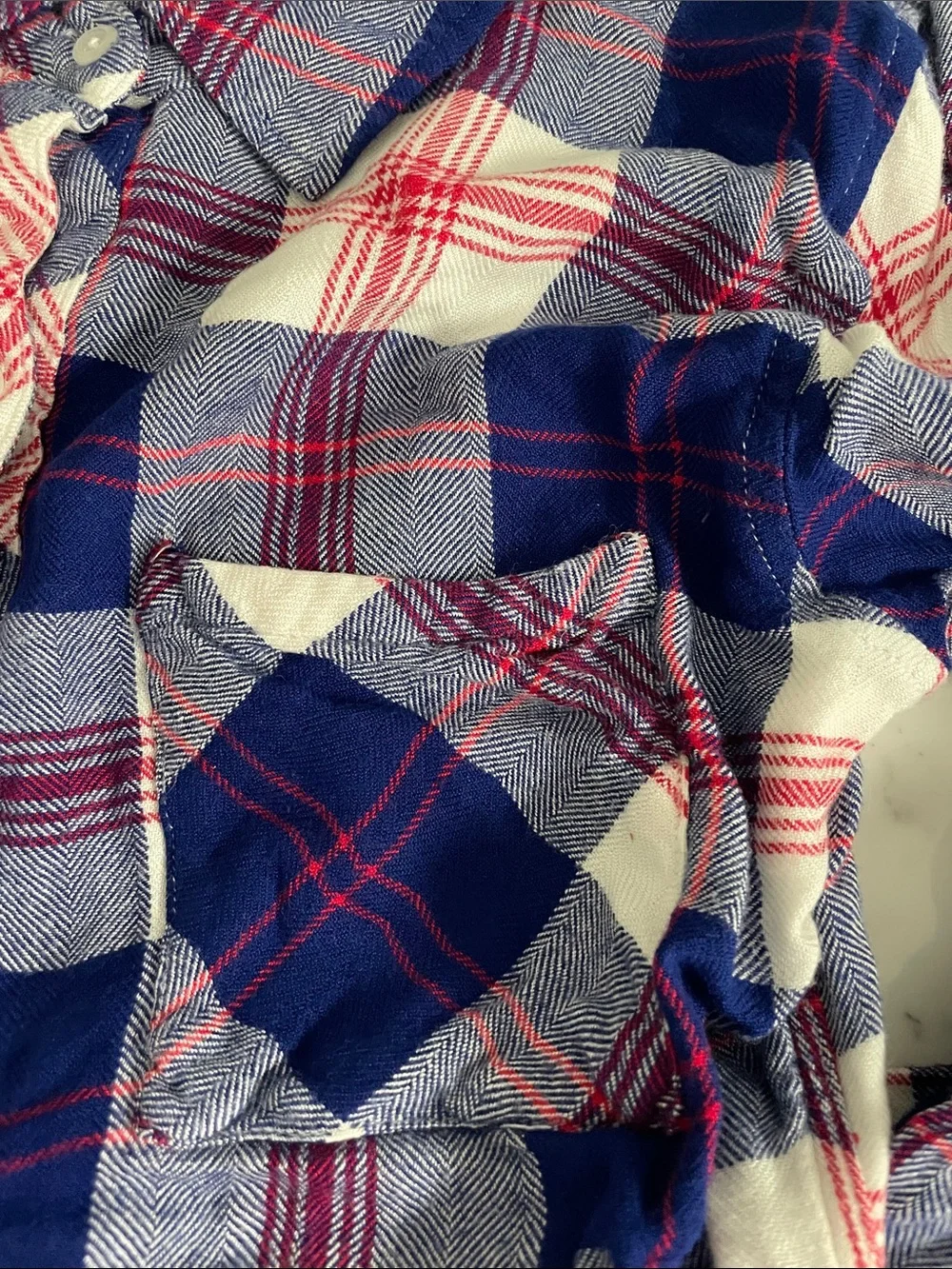 Rails Hunter Red White Blue Preppy Plaid Button Down Sjze XS